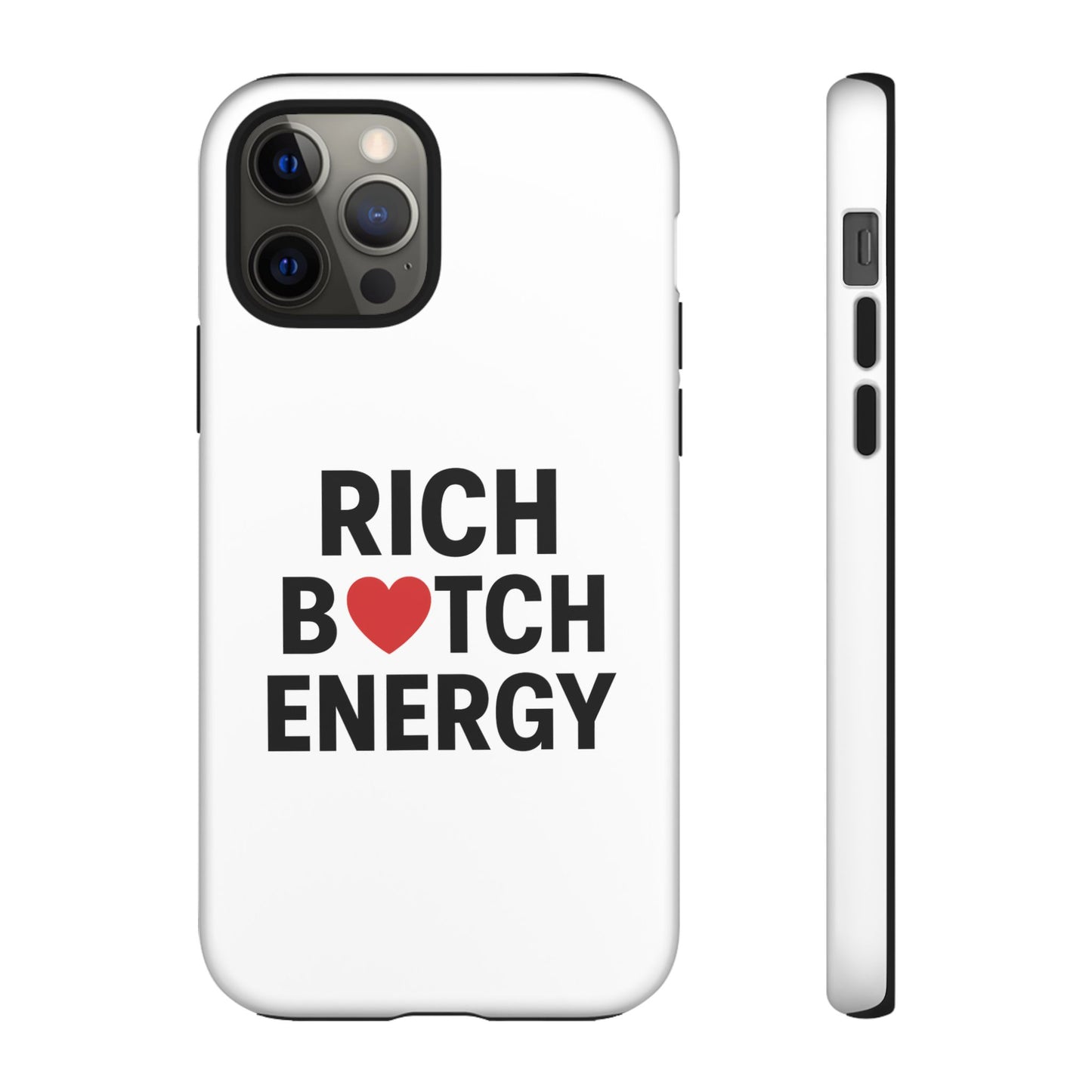 copy of rich bitch energy phone case - tough, stylish protection for confident women