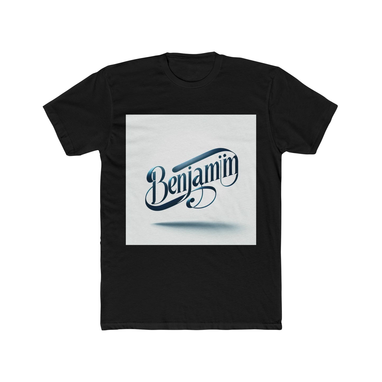 alphabet blue unisex t-shirt – comfortable premium cotton graphic tee for casual wear