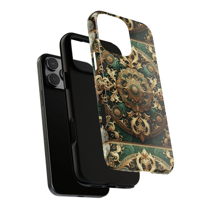 Pattern Image 2 Vibrant Comic Style Phone Case for Men and Women with Ornate Baroque Design Compatible with iPhone 13, 14, 15 & 16 – all models including Pro, Pro Max & Plus
