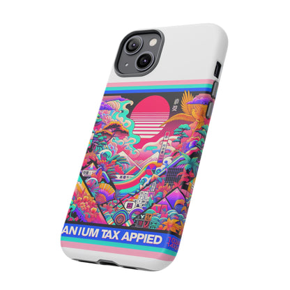 Fanum Tax Applied Protective Phone Case, 3D Wrap Design, Durable Silicone Liner, UV Protected, Shock Absorbing, Fun Anime and Comic Style, Ideal Gift for Tech Enthusiasts