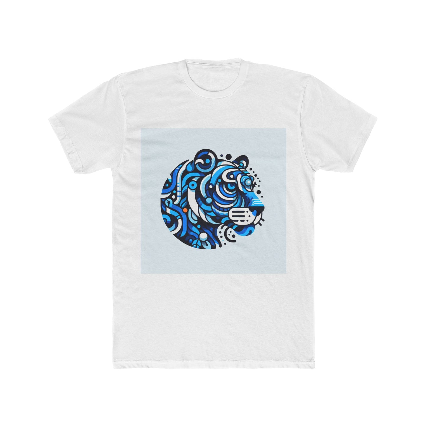 unisex t-shirt with blue animal graphic – trendy 22 design, stylish & comfortable tee for fashion-forward men & women