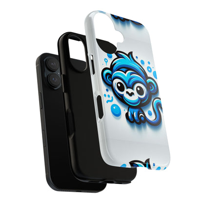Blue Animal Create 19 Cartoon Animal Phone Case with 3D Wrap Design Shock Absorption for Smartphones Compatible with iPhone and Android Devices