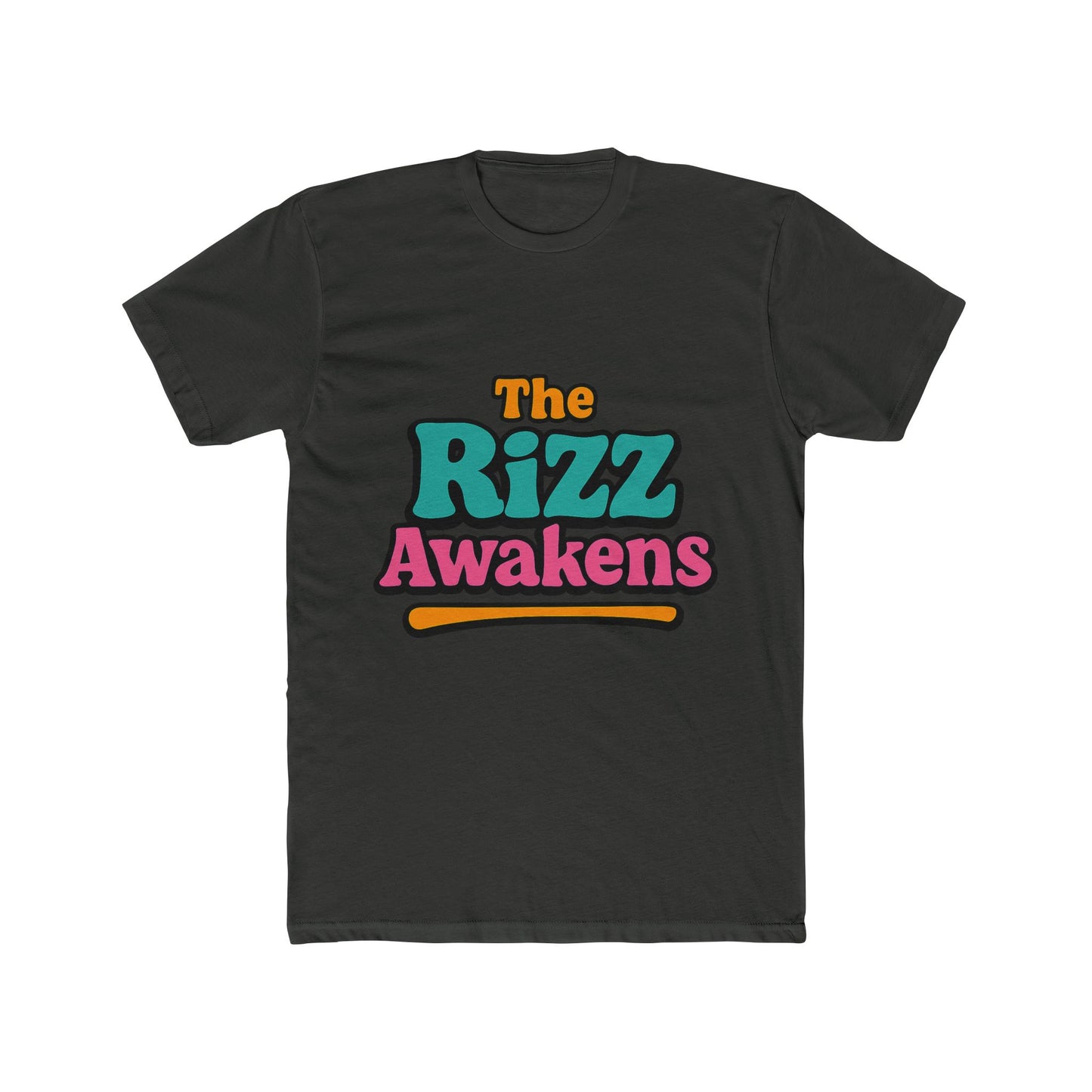 the rizz awakens unisex t-shirt – funny meme graphic tee, multicolor design, comfortable casual wear
