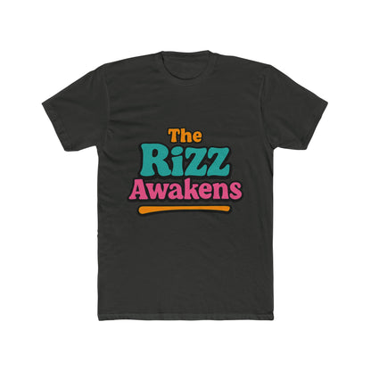 The Rizz Awakens Unisex T-Shirt – Funny Meme Graphic Tee, Multicolor Design, Comfortable Casual Wear