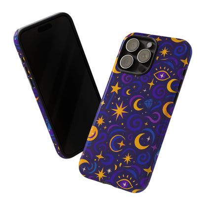 Vibrant 3D Cosmic Design Phone Case for Stylish Protection with Multicolour Stars and Swirls Compatible with iPhone 13, 14, 15 & 16 – All Models Including Pro, Pro Max & Plus