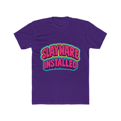 Slayware Installed Unisex T-Shirt – Multicolor Meme Graphic Tee – Comfort and Style for Men & Women