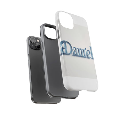 Vibrant 3D Wrap Protective Phone Case in Blue Lettering Stylish Design for Unique Accessory Lovers Compatible with iPhone 13, 14, 15 & 16 – all models including Pro, Pro Max & Plus
