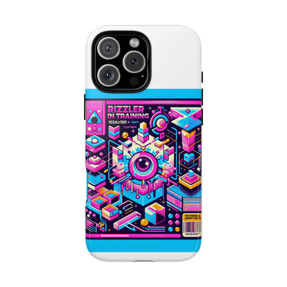 Rizzler In Training 3D Wrap Protective Phone Case for Anime Lovers