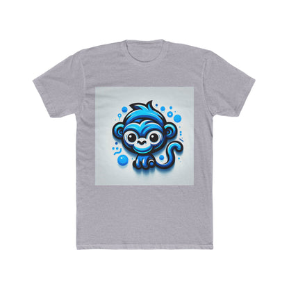 Stylish Unisex T-Shirt - Blue Animal Print, Comfortable Casual Tee for Men and Women, Trendy All-Gender Shirt