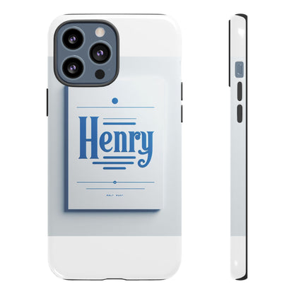 Stylish Blue Typographic Phone Case for Men and Women, Durable Protection, Unique Design, Compatible with iPhone 13, 14, 15 & 16 – all models including Pro, Pro Max & Plus