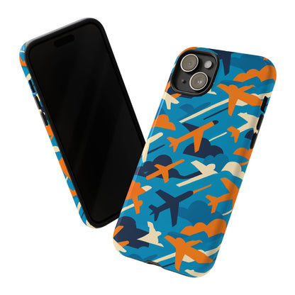 Vibrant Aviation-Themed Protective Phone Case with 3D Wrap Design – Stylish Accessory for Self-Expression – Compatible with iPhone 13, 14, 15 & 16 – all models including Pro, Pro Max & Plus