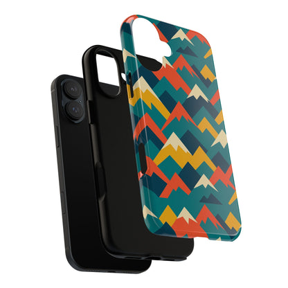 Vibrant Mountain Pattern 3D Wrap Protective Phone Case Stylish Accessory for Men and Women Compatible with iPhone 13, 14, 15 & 16 – All Models Including Pro, Pro Max & Plus
