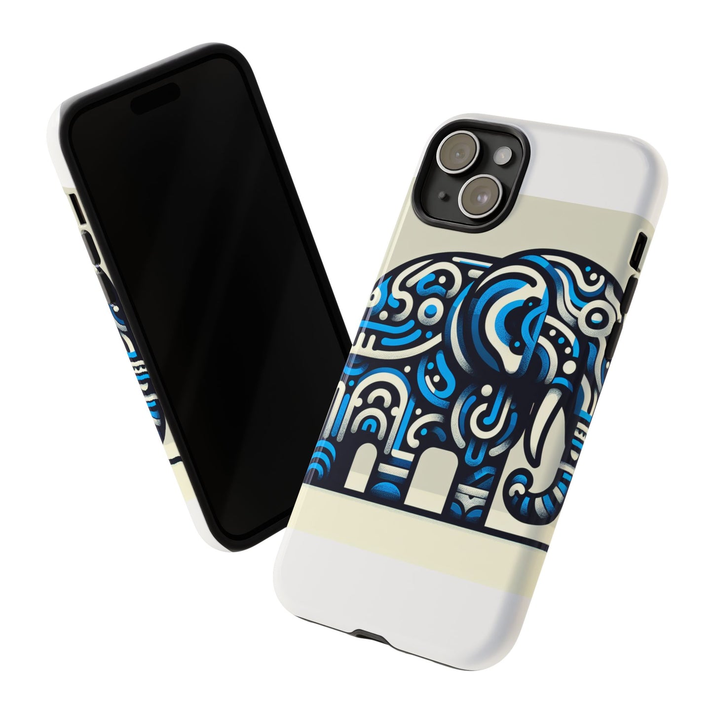 vibrant 3d elephant design protective phone case for stylish protection compatible with iphone 13, 14, 15 & 16 – all models including pro, pro max & plus
