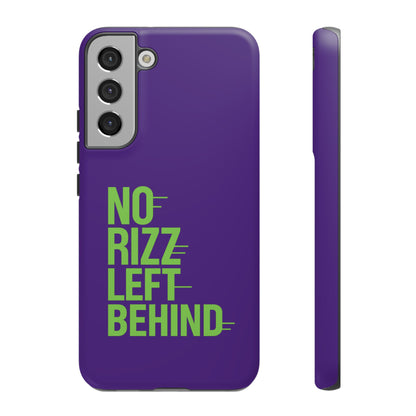 Tough Phone Case - No Rizz Left Behind - Durable, Stylish Protection for Active Lifestyles - Impact-Resistant, Dual Layer, Shock-Absorbing TPU - Perfect Gift for Tech Lovers