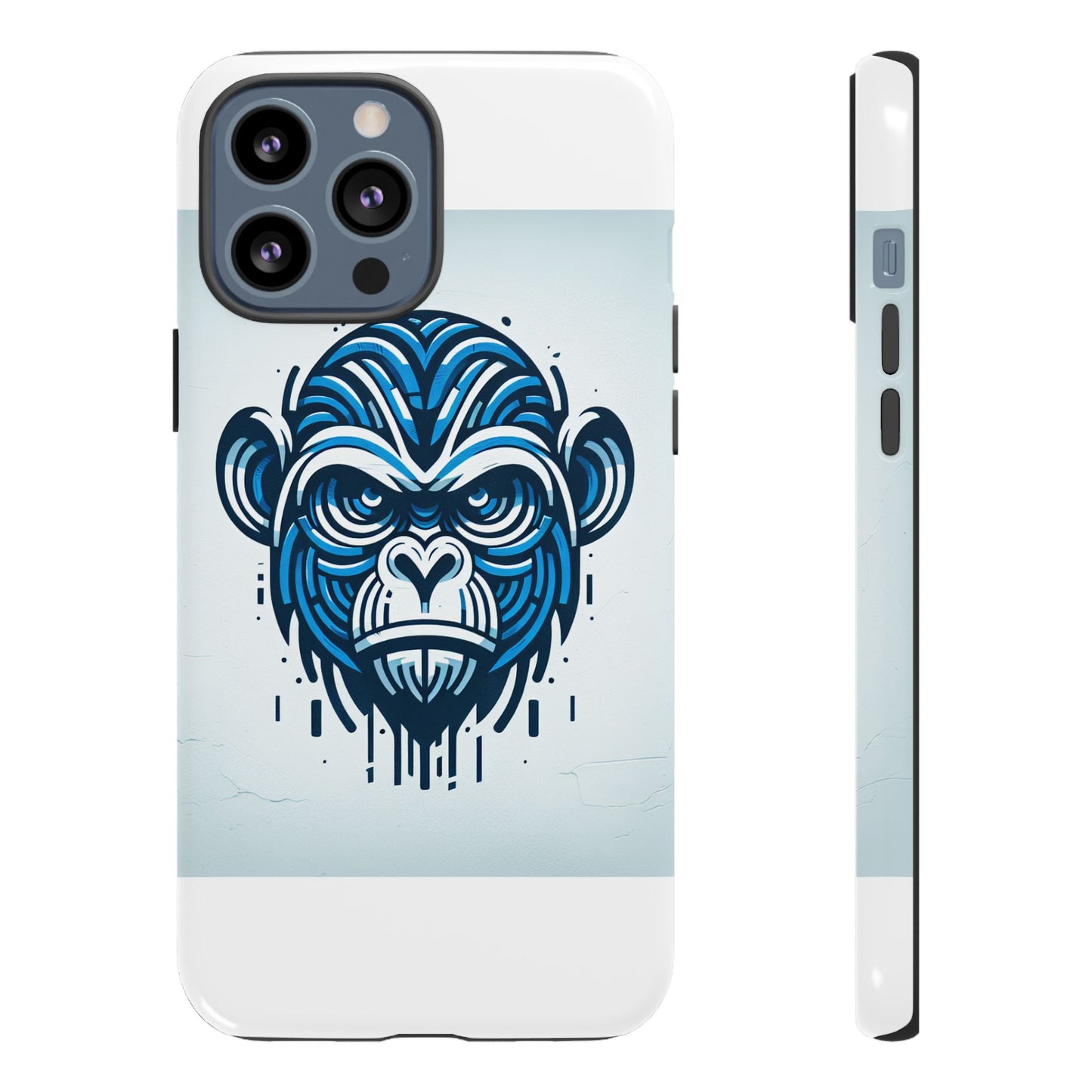 vibrant 3d gorilla design protective phone case for unique style and stylish protection compatible with iphone 13, 14, 15 & 16 – all models including pro, pro max & plus