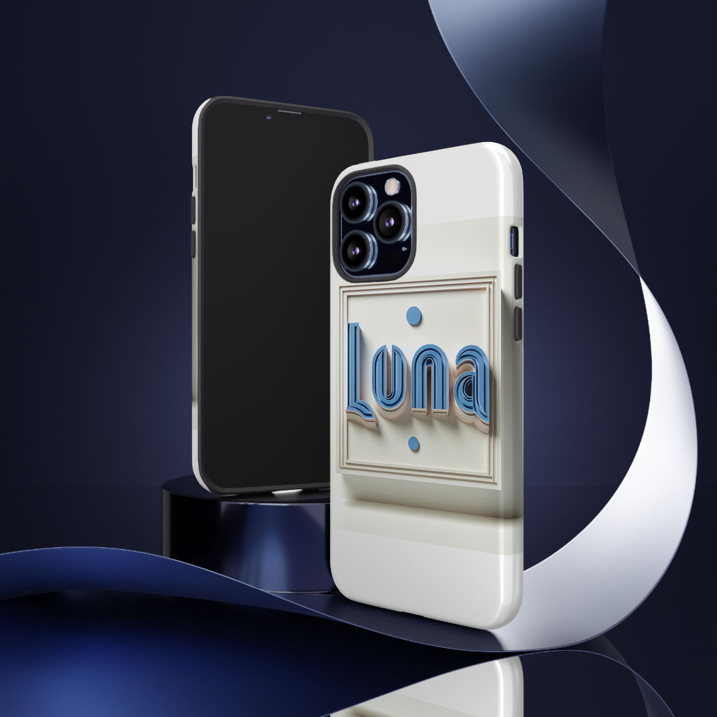 vibrant 3d textured phone case in blue – contemporary design for stylish protection compatible with iphone 13, 14, 15 & 16 – all models including pro, pro max & plus