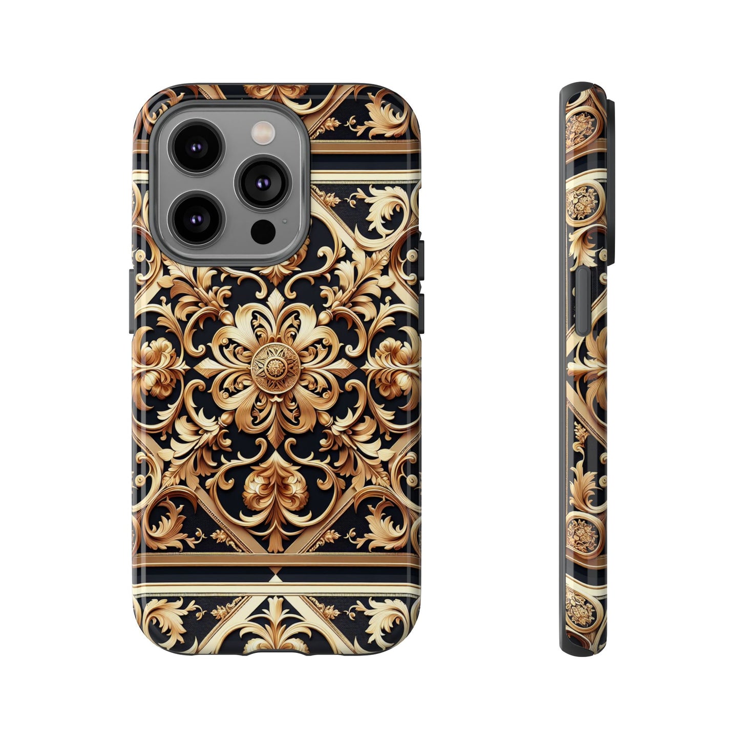 pattern image 5 vibrant 3d phone case for android and iphone with ornate baroque design compatible with iphone 13, 14, 15 & 16 – all models including pro, pro max & plus
