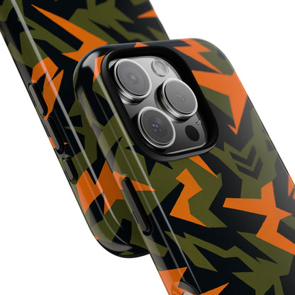 Military Camouflage 3D Wrap Protective Phone Case for Bold Expression and Unique Style Compatible with iPhone 13, 14, 15 & 16 – All Models Including Pro, Pro Max & Plus