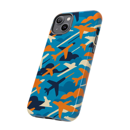 Vibrant Aviation-Themed Protective Phone Case with 3D Wrap Design – Stylish Accessory for Self-Expression – Compatible with iPhone 13, 14, 15 & 16 – all models including Pro, Pro Max & Plus