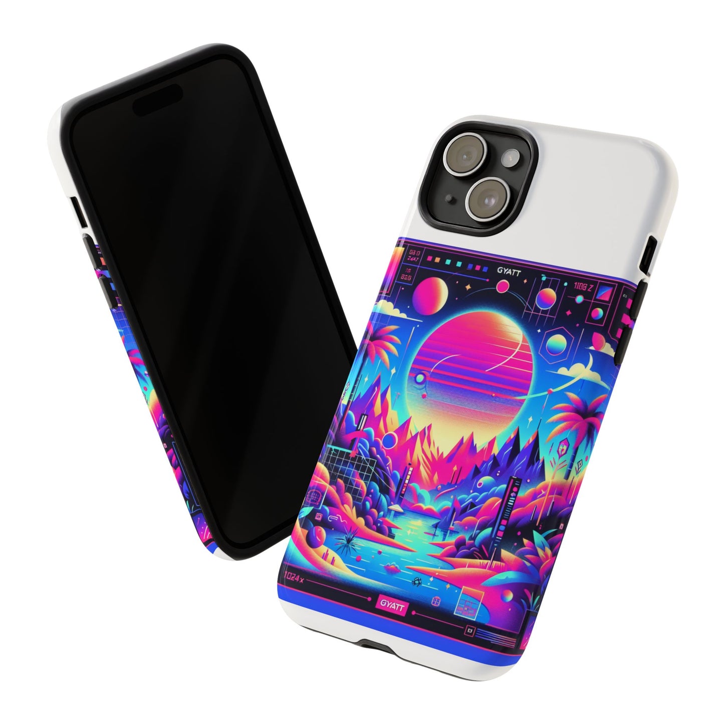 gyatt alert 3d wrap protective phone case for anime lovers