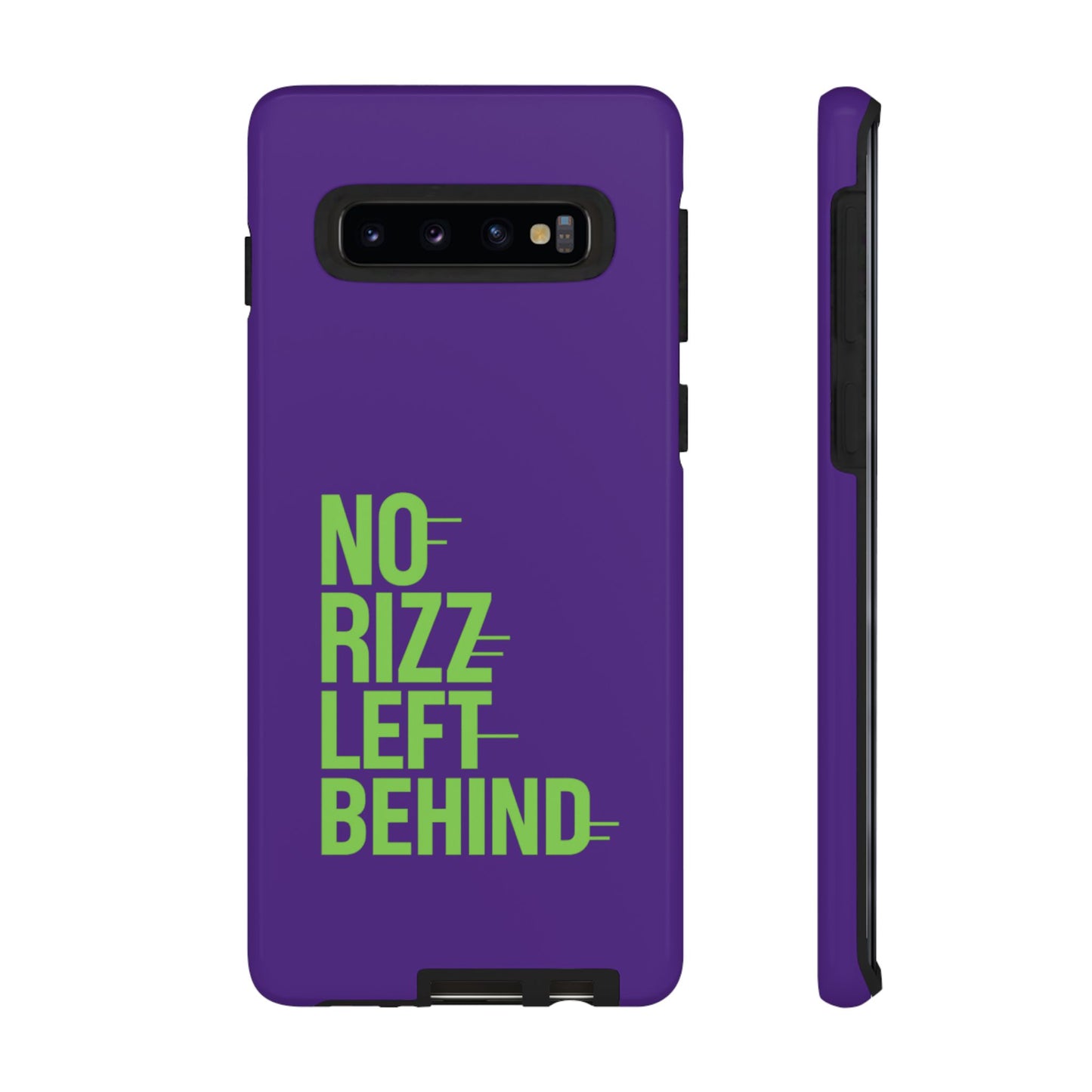 tough phone case - no rizz left behind - durable, stylish protection for active lifestyles - impact-resistant, dual layer, shock-absorbing tpu - perfect gift for tech lovers