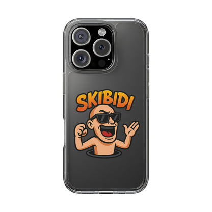 Funny SKIBIDI Clear Phone Case - Stylish & Protective Accessory for iPhone and Samsung - Vibrant Design, Slim Fit, Shock-Absorbing, Scratch-Resistant, Perfect Gift for Tech Lovers