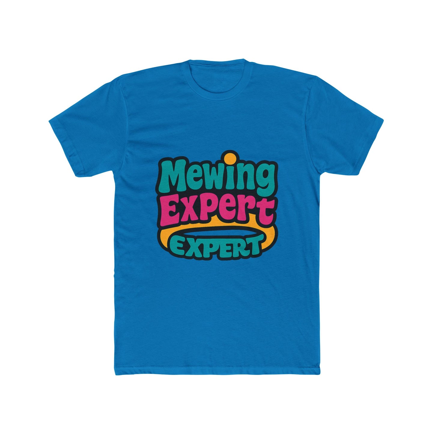mewing expert unisex t-shirt - alphabet design, multicolor, casual wear, comfortable tee for men and women, stylish and trendy clothing, perfect gift idea, premium quality