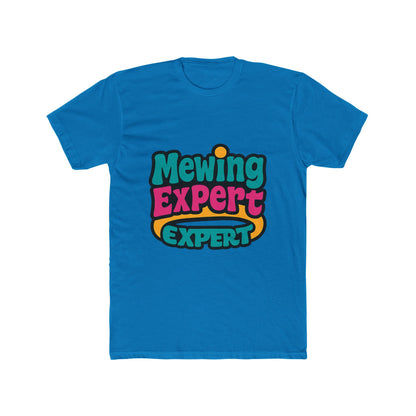 Mewing Expert Unisex T-Shirt - Alphabet Design, Multicolor, Casual Wear, Comfortable Tee for Men and Women, Stylish and Trendy Clothing, Perfect Gift Idea, Premium Quality