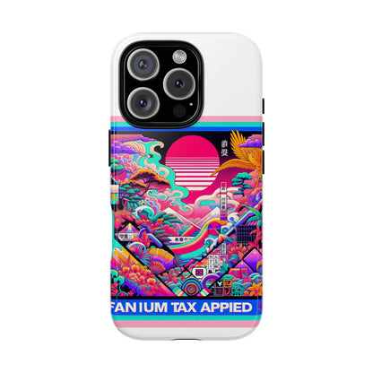 Fanum Tax Applied Protective Phone Case, 3D Wrap Design, Durable Silicone Liner, UV Protected, Shock Absorbing, Fun Anime and Comic Style, Ideal Gift for Tech Enthusiasts