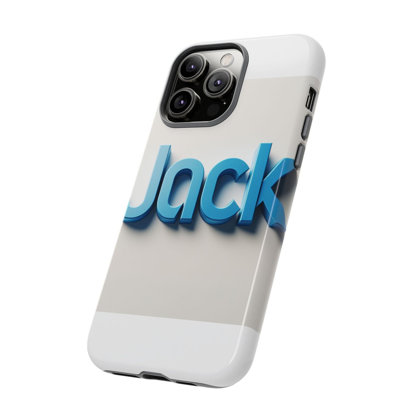 vibrant blue 3d text phone case for stylish protection, unique retro design for men and women, compatible with iphone 13, 14, 15 & 16 – all models including pro, pro max & plus