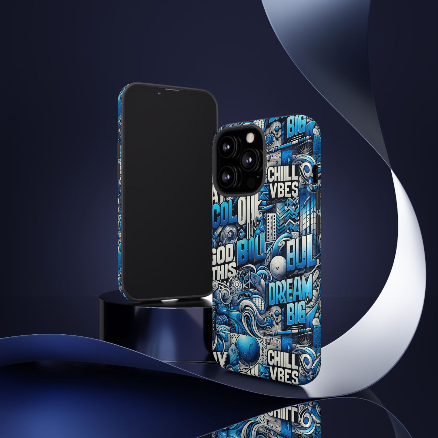 blue pattern image 28 design phone case for men women shockproof protective cover with 3d wrap and uv protection