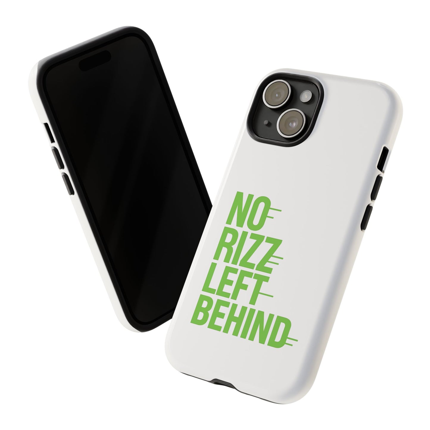 copy of tough cases - no rizz left behind phone case for ultimate protection and style, impact-resistant, dual layer, vibrant design, perfect gift for adults