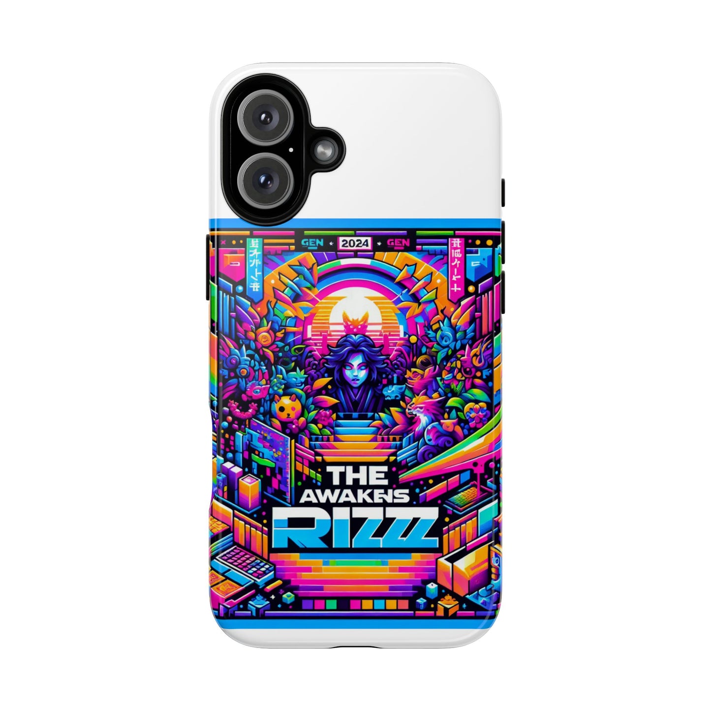 the rizz awakens 3d wrap protective phone case for anime and comic lovers