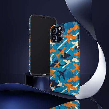 Vibrant Aviation-Themed Protective Phone Case with 3D Wrap Design – Stylish Accessory for Self-Expression – Compatible with iPhone 13, 14, 15 & 16 – all models including Pro, Pro Max & Plus