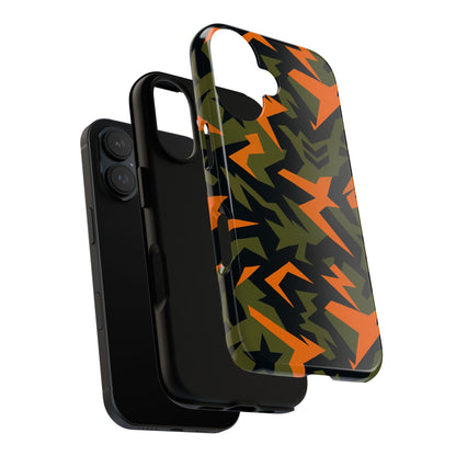 Military Camouflage 3D Wrap Protective Phone Case for Bold Expression and Unique Style Compatible with iPhone 13, 14, 15 & 16 – All Models Including Pro, Pro Max & Plus