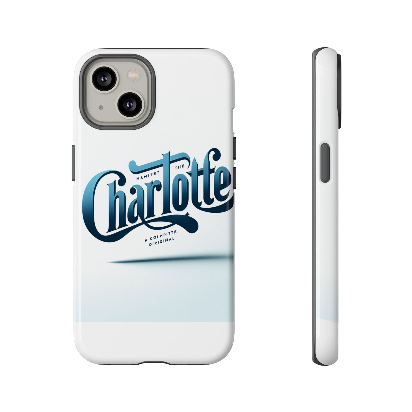 vibrant 3d wrap protective phone case in blue typography design for stylish smartphone accessories compatible with iphone 13, 14, 15 & 16 – all models including pro, pro max & plus