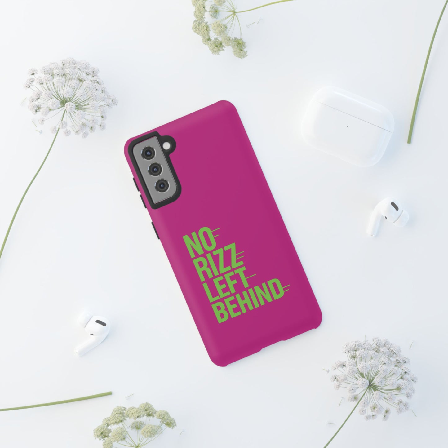 tough cases - no rizz left behind phone case for ultimate protection and style