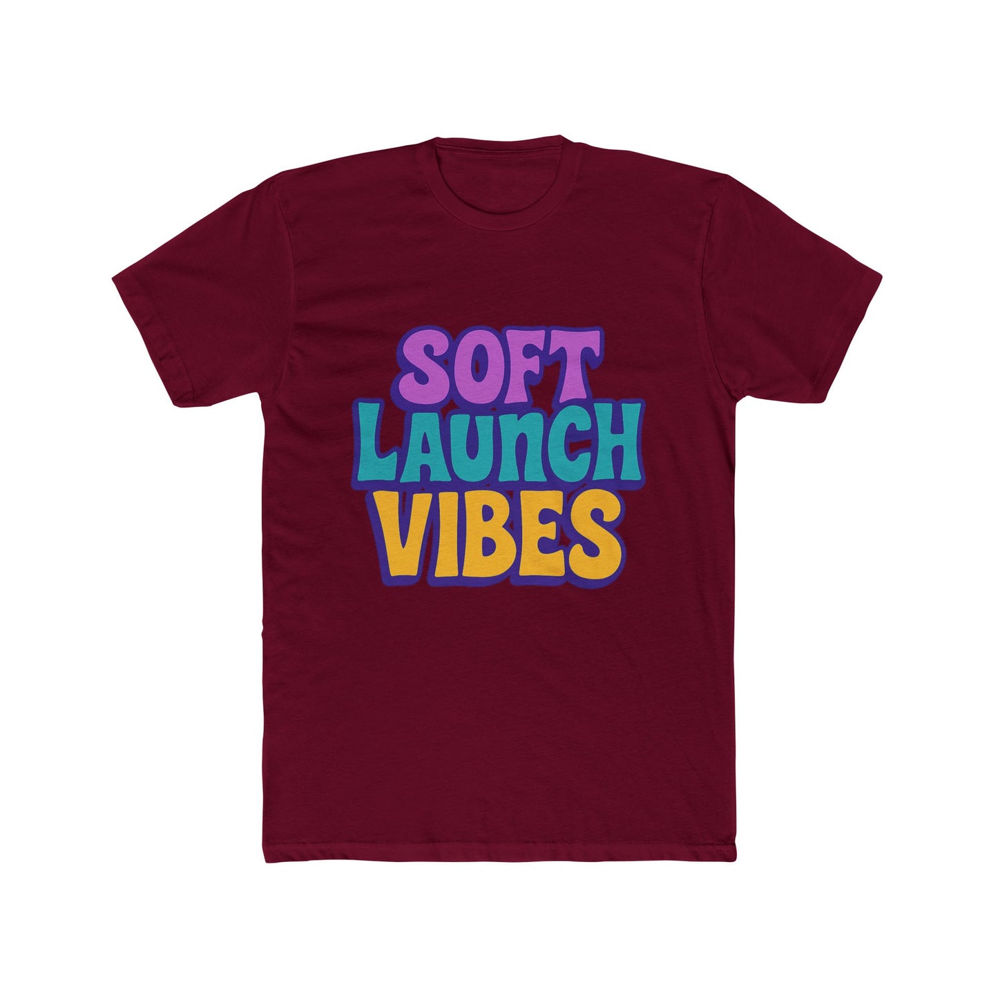 soft launch vibes unisex t-shirt - aesthetic purple tee for casual style, everyday comfort, and unique fashion statements