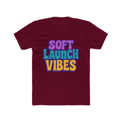 Soft Launch Vibes Unisex T-Shirt - Aesthetic Purple Tee for Casual Style, Everyday Comfort, and Unique Fashion Statements