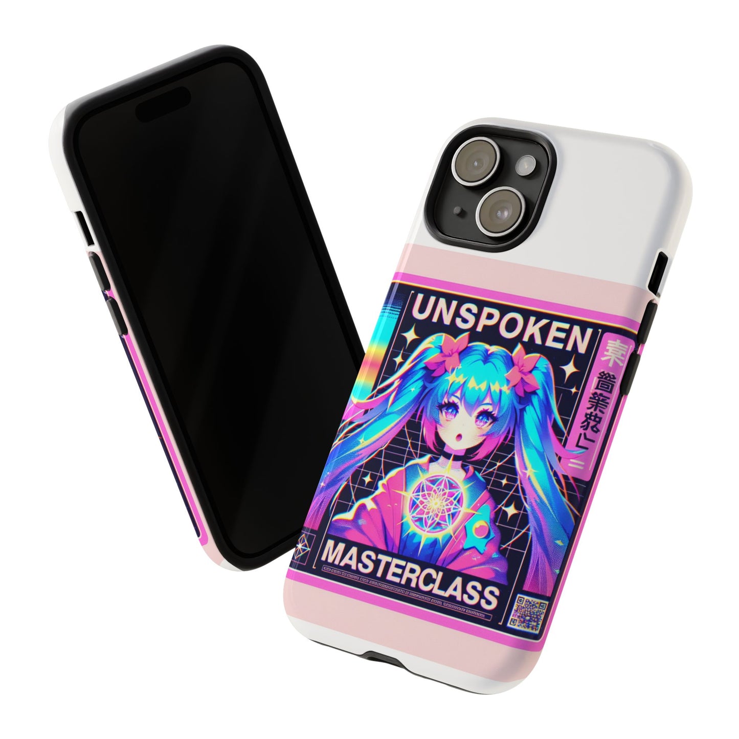unspoken riz masterclass protective phone case, 3d wrap design, durable shock absorption, uv protected, ideal gift for anime and comic fans, glossy or matte finish