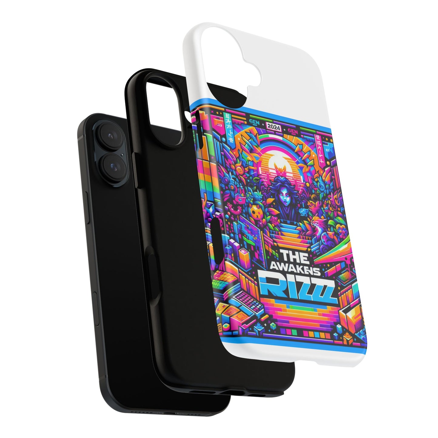 the rizz awakens 3d wrap protective phone case for anime and comic lovers