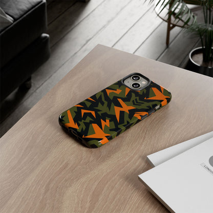 Military Camouflage 3D Wrap Protective Phone Case for Bold Expression and Unique Style Compatible with iPhone 13, 14, 15 & 16 – All Models Including Pro, Pro Max & Plus