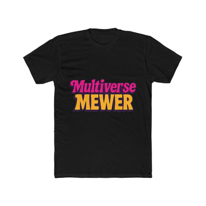 Multiverse Mewer Unisex T-Shirt - Science Fiction Cat Graphic Tee, Multicolor Design - Perfect Sci-Fi Apparel for Cat Lovers