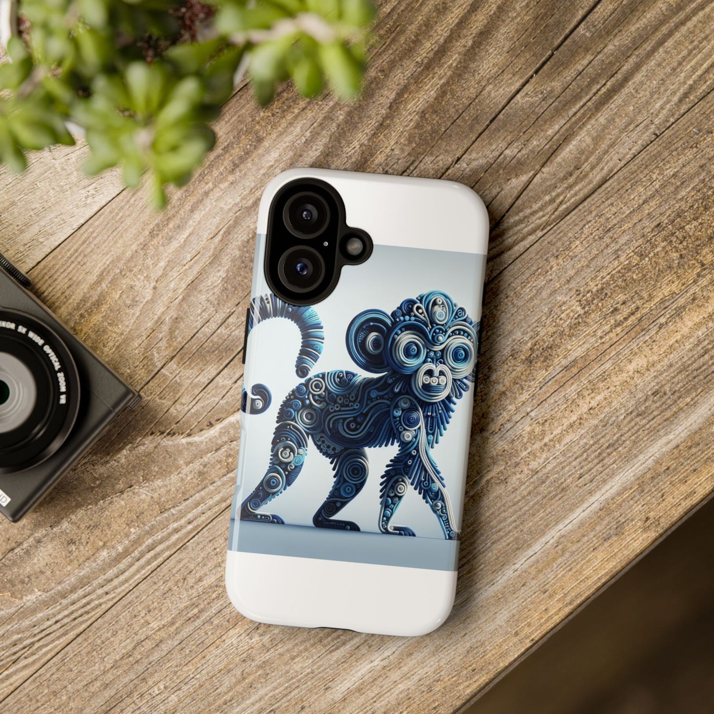 vibrant 3d wrap protective phone case with unique monkey design – stylish accessory for men and women compatible with iphone 13, 14, 15 & 16 – all models including pro, pro max & plus