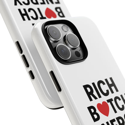Rich Bitch Energy Phone Case - Tough, Stylish Protection for Confident Individuals