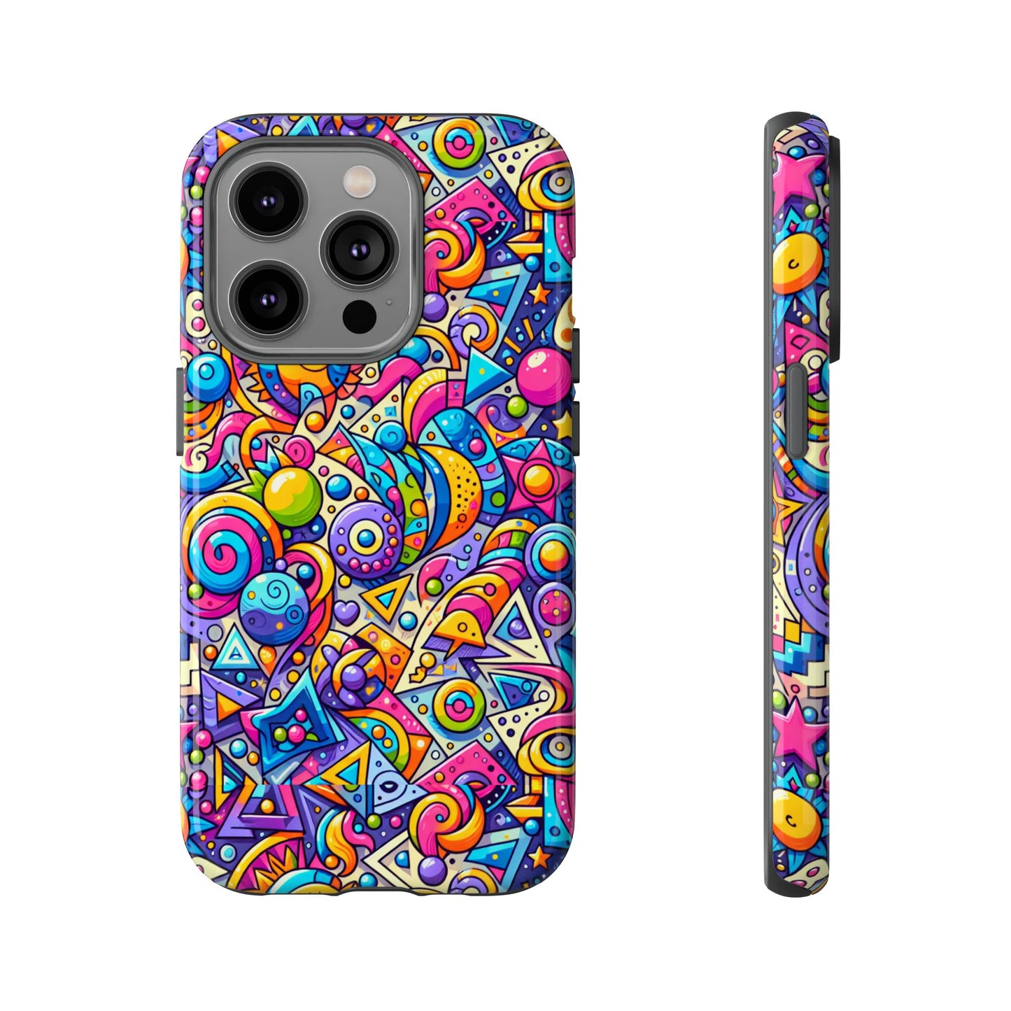 pattern image 7 vibrant protective phone case for anime and comic fans