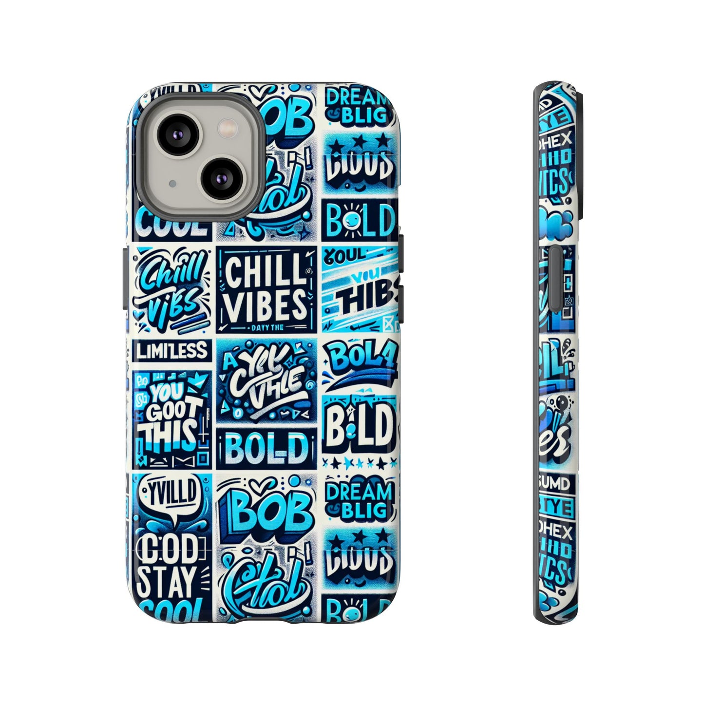 blue pattern image 8 vibrant 3d wrap phone case for men women shock absorbing durable silicone cover with uv protection