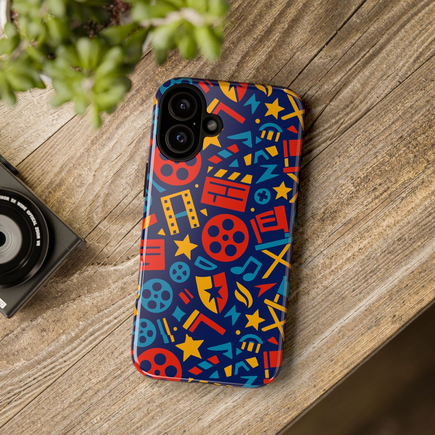 vibrant 3d movie icons protective phone case for kids and adults – stylish accessory – compatible with iphone 13, 14, 15 & 16 – all models including pro, pro max & plus