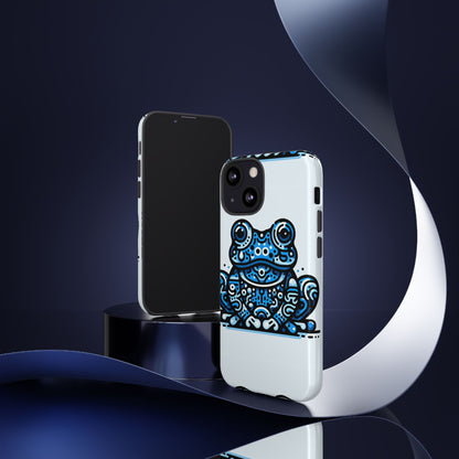 Blue Animal Create 28 3D Wrap Protective Phone Case for Smartphones Shockproof Durable TPU with Vivid Anime and Comic Design