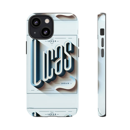 Lucas Blue Phone Case with 3D Wrap Design for Smartphones Compatible with iPhone and Android Devices Shockproof Protective Cover for Anime and Comic Fans